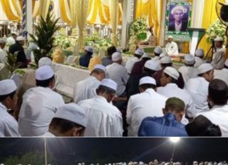 Ribuan kaum muslimin dihadiri haulan ke 44 KH.Salim Ma’ruf Martapura