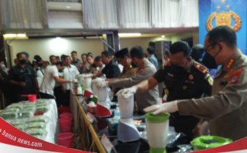 Barang bukti 35 kg sabu sabu dimusnahkan, gubernur apresiasi kinerja Polda Kalsel selamatkan generasi bangsa
