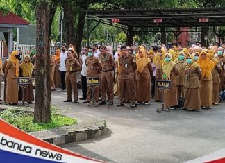 Apel gabungan ASN Banjar : Syahrialludin jelaska soal standarisasi IDM di Kabupaten Banjar
