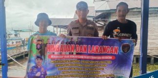 Cegah illegal fishing, Ditpolairud himbau para nelayan di Kuala Jelai Kalteng jangan gunakan setrum dan bahan kimia berbahaya