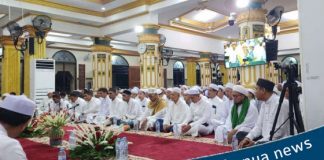 Mantan Gubernur Kalsel Rudy Ariffin dan Ketua MUI Banjar hadiri haul KH.Kasypul Anwar