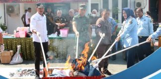 Kejaksaan Negeri Kabupaten Banjar musnahkan barang bukti dari 101 perkara yang sudah inkracht