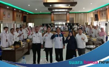 Tiga narasumber berikan materi pelatihan statistik sektoral di Martapura