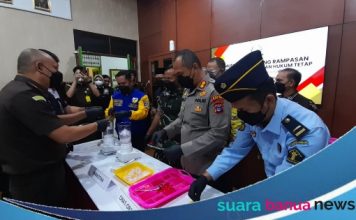 Kejaksaan Negeri Batola musnahkan barang bukti dari 70 perkara tindak pidana