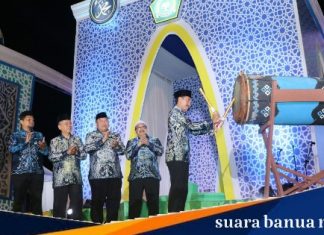 Bupati H. Saidi Mansyur resmi membuka MTQ XLVI tingkat Kabupaten Banjar di Gambut