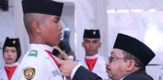 Wakil Bupati Habib Idrus Al Habsyie kukuhkan 27 anggota Paskibraka Kabupaten Banjar