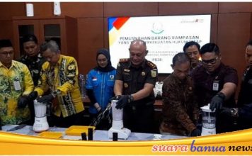 Kejaksaan Negeri Batola musnahkan sejumlah barang bukti perkara pidana yang sudah inkrah