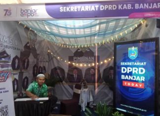 Sekretariat DPRD Kabupaten Banjar bagian dalam Banjar Expo 2023