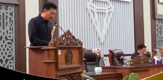Bupati Saidi Mansyur sampaikan pendapat akhir soal raperda perumahan dan kawasan pemukiman