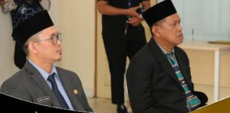 Saidi Mansyur lantik Agus Siswanto dan Arief Rachman sebagai kadis pemadam kebakaran dan Dirut RSUD Ratu Zalecha