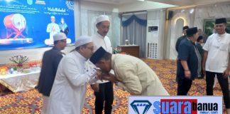 Hari pertama lebaran, Bupati Banjar menggelar open house di Mahligai Sultan Adam