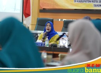 Ketua TP PKK Hj Nurgita Tiyas, memberikan sosialisasi PAAR pada tumbuh kembang anak
