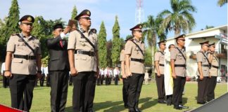 Pesan Kapolres Banjarbaru untuk perwira yang di rotasi dan mutasi