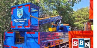 Dinas DPRKPLH Banjar dapat bantuan satu unit mobil Sky Lift dengan jangkauan 16 meter