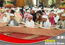 Ribuan anak SD mengikuti Khataman Al-Quran di Masjid Raya At Taqwa Amuntai