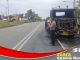 Inilah truk pengangkut alat berat yang terbakar di Trikora, asal api belum diketahui