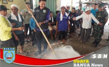 Pastikan kesiapan posko dan dapur umum di kegiatan haul Guru Sekumpul, Saidi Mansyur tinjau ke lapangan