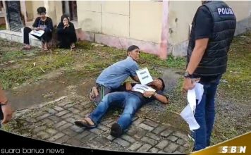 SR peragakan 35 adegan peristiwa meninggalnya warga Mali-Mali yang tertembak senapan angin