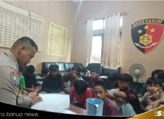 Terlibat tawuran Minggu dinihari, polisi amankan puluhan remaja di Alalak