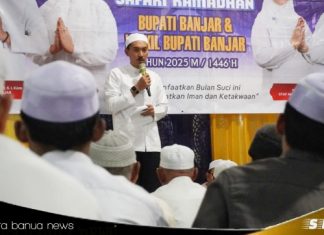 Safari Ramadhan di Desa Sungai Tabuk , ini pesan bupati Banjar Saidi Mansyur