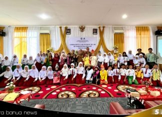 Precia Joanna Sitorus juara I lomba bertutur tingkat SD/ MI se Kabupaten Banjar