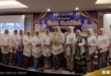 Nurgita Tiyas berikan sambutan di Momen Hari Kartini Kabupaten Banjar, semoga lahir kartini-kartini lainnya