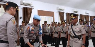 Sembilan Pejabat Utama Polres Batola berganti