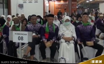 423 Jemaah Haji Debarkasi Banjarmasin tiba selamat di tanah air