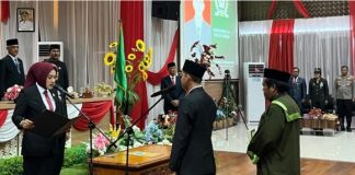 Ahmad Ridho resmi dilantik, siap emban amanah rakyat di DPRD Batola