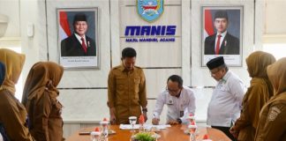 Layanan terpadu, Pemkab Banjar, Pengadilan Agama, dan Kemenag teken MoU cegah pernikahan dini