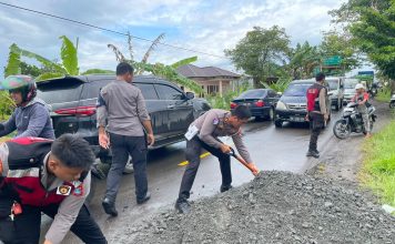 Jelang peringatan 5 Rajab, Polres Barito Kuala cepat atasi titik rawan laka lantas