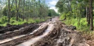 Jalan TMMD rusak parah akibat truk batu bara?