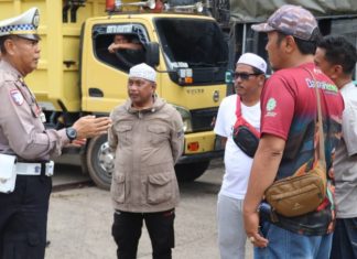 Polres Banjar amankan dan tertibkan antrean BBM di enam SPBU se-Kabupaten Banjar