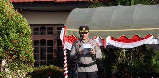 Polres Batola gelar apel pergeseran pasukan pengamanan Pilkades Serentak 2026