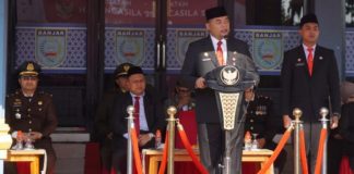 Setda Kabupaten Banjar pimpin upacara Peringatan Hari Lahir Pancasila di Martapura