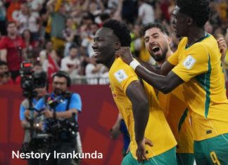 Dua gol Irankunda dan Metcalfe bawa Australia raih tiga poin perdana