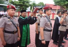 Polres Barito Utara laksanakan Sertijab Empat Pejabat