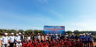 PT Tiga Daun Kapuas gelar apel siaga karhutla 2026 di Barito Kuala