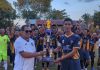 Kompetisi selesai, No Name FC angkat Piala Karang Taruna Banjar U-40