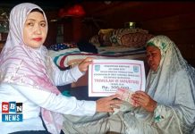 Desa Tunggul Irang Ulu salurkan BLT Dana Desa langsung ke rumah penyandang disabilitas