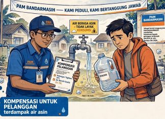 PAM Bandarmasih hentikan penyaluran air non konsumsi, diskon tarif jadi skenario kompensasi
