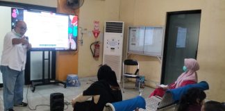 RSUD Ratu Zalecha edukasi warga cegah penyakit paru di tengah kabut asap