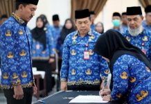 78 Pejabat Kabupaten Banjar resmi dilantik, Bupati Saidi Mansyur: Amanah ini adalah ujian