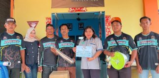 Enam kelompok relawan di Batola terima bantuan pompa pemadam dari PT Putra Bangun Bersama