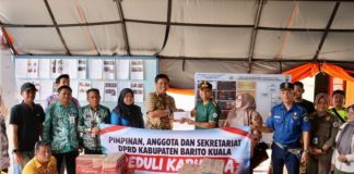 Dukungan DPRD Batola untuk petugas karhutla, bantuan disalurkan ke tiga posko lapangan